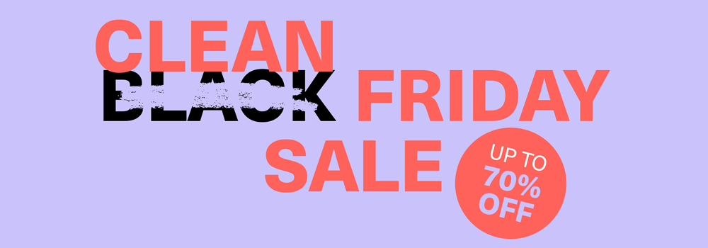 Black Friday/Cyber Monday - Up to 70% Off