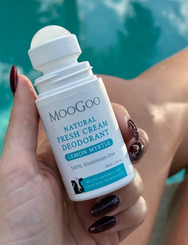 MooGoo Natural Fresh Cream Deodorant Lemon Myrtle 60ml