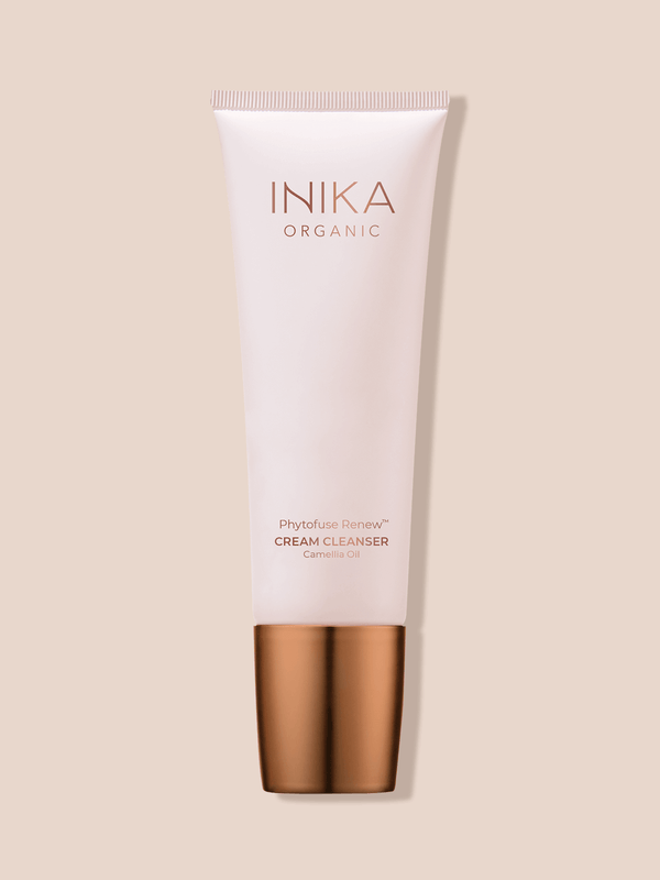 INIKA Organic Phytofuse Renew Cream Cleanser tube product photo