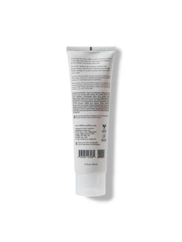 100% Pure Fermented Rice Water Cleanser 100ml official US product image (Fermented_Rice_Cleanser_PB.webp)