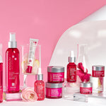 Andalou Sensitive 1000 Roses skincare range group shot