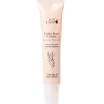 The 100% Pure Coffee Bean Caffeine Restorative Moisturiser 40ml is a beige tube with an illustrated coffee plant, featuring yerba mate and green tea EGCG for antioxidant benefits—an ideal natural face moisturiser on a white background.