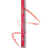 The 100% Pure Creamy Long Last Lip Liner 1.14g, shown in pink with a matte swatch, features "Love Dive" in white and pink text on the pencil. Brand: 100% Pure.