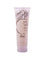 A light pink 8 fl oz (236 ml) tube of 100% Pure Glossy Locks Glossing Shampoo by 100% Pure, with a flip-top cap and simple line art of pomegranate branches and fruit.