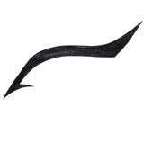 Deep black brushstroke showing the finish of 100% Pure Long Last Liquid Eye Liner.