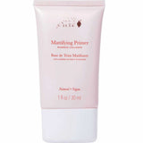 A light pink 30ml tube of 100% Pure Mattifying Primer with seaweed collagen. This silicone-free, vegan makeup primer is natural and contains 1 fl oz (30 ml), as shown on the label.