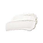 White texture swatch of 100% Pure Translucent Bamboo Blur Powder.
