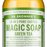 Dr Bronner's Green Tea Pure-Castile Liquid Soap 59ml