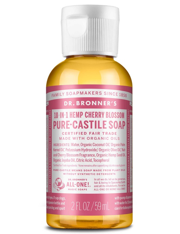 Dr Bronner's Cherry Blossom Pure-Castile Liquid Soap 59ml