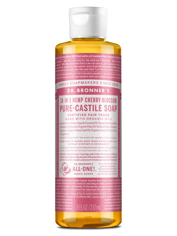 Dr Bronner's Cherry Blossom Pure-Castile Liquid Soap 237ml