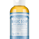 Dr Bronner's Baby Unscented Pure-Castile Liquid Soap 59ml