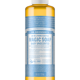 Dr Bronner's Baby Unscented Pure-Castile Liquid Soap 237ml