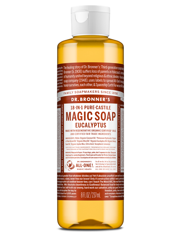 Dr Bronner's Eucalyptus Pure-Castile Liquid Soap 237ml