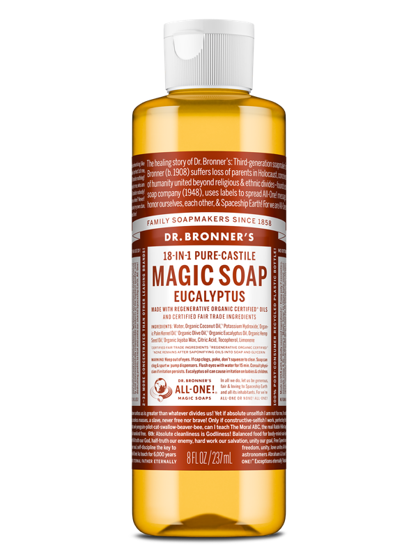 Dr Bronner's Eucalyptus Pure-Castile Liquid Soap 237ml