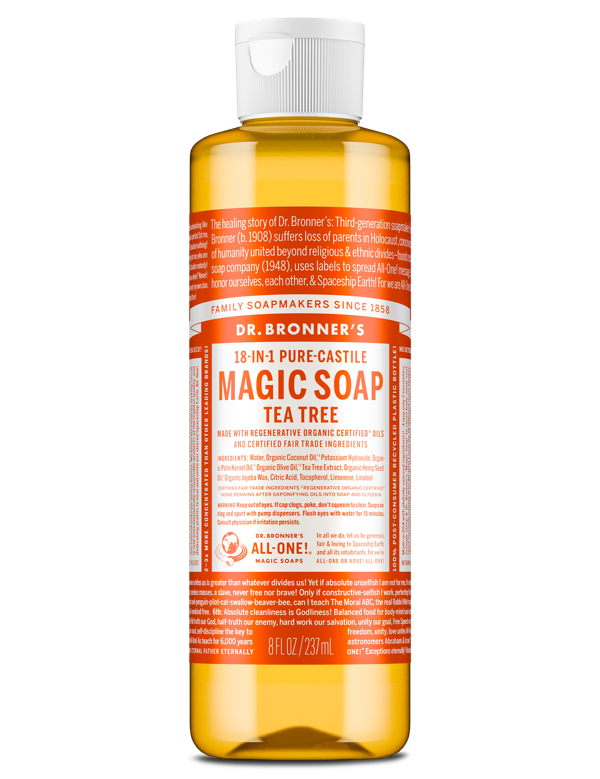 Dr Bronner's Tea Tree Pure-Castile Liquid Soap 237ml