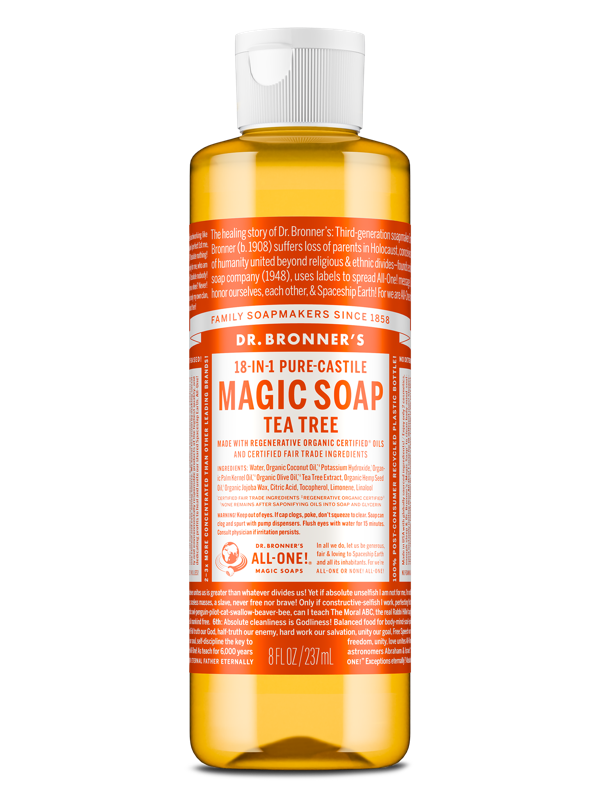 Dr Bronner's Tea Tree Pure-Castile Liquid Soap 237ml