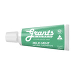 Grants Mild Mint Natural Toothpaste 25g travel-size tube