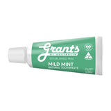 Grants Mild Mint Natural Toothpaste 25g travel-size tube