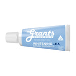 Grants Whitening plus HA Natural Toothpaste 25g travel-size tube