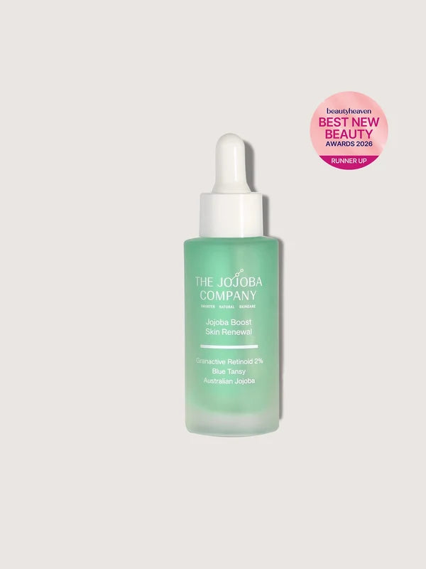 The Jojoba Company Jojoba Boost Skin Renewal 30ml dropper bottle