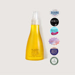 The Jojoba Company Australian Jojoba 200ml pump bottle with award badges
