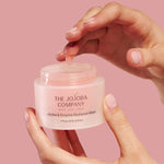 The Jojoba Company Jojoba and Enzyme Radiance Mask jar with texture