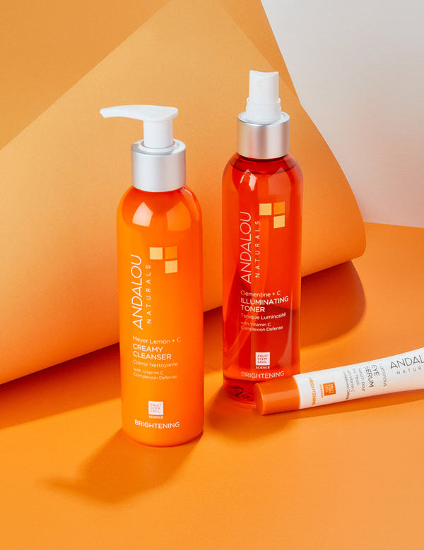 Andalou Brightening Luminous Eye Serum styled product shot