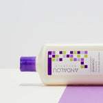 Andalou Naturals Full Volume Lavender & Biotin Shampoo styled with lavender