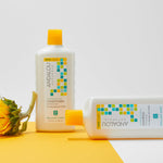 Andalou Naturals Brilliant Shine Sunflower & Citrus Conditioner styled with sunflower