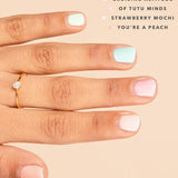 100% Pure ZERO Nail Polish You're A Peach