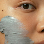 Model wearing Madara Peel Creamy Clay AHA Clay Mask