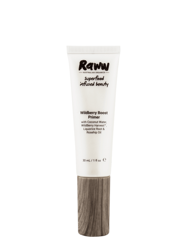 Raww Wildberry Boost Primer tube packaging photo