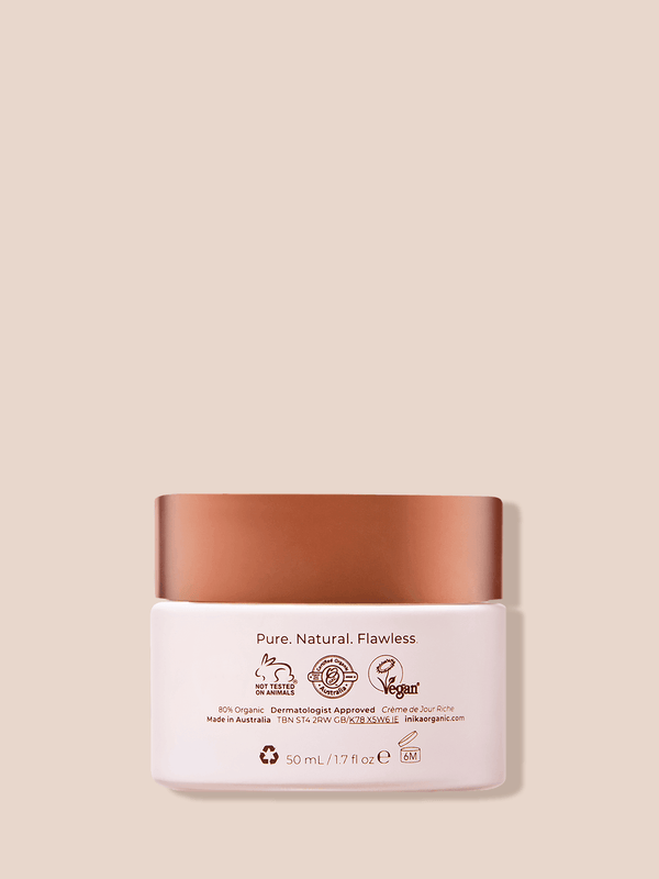INIKA Organic Phytofuse Renew Rich Day Cream packaging photo