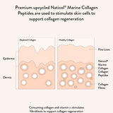 Nutra Naturals Marine Collagen Beauty skin science infographic