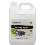 Abode Natural Laundry Liquid Wild Lavender and Mint 4 litre bottle with carry handle, hypoallergenic wash for up to 100 loads