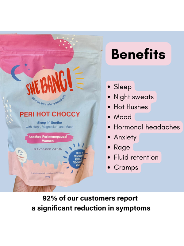 She BANG! Peri Hot Choccy product benefits
