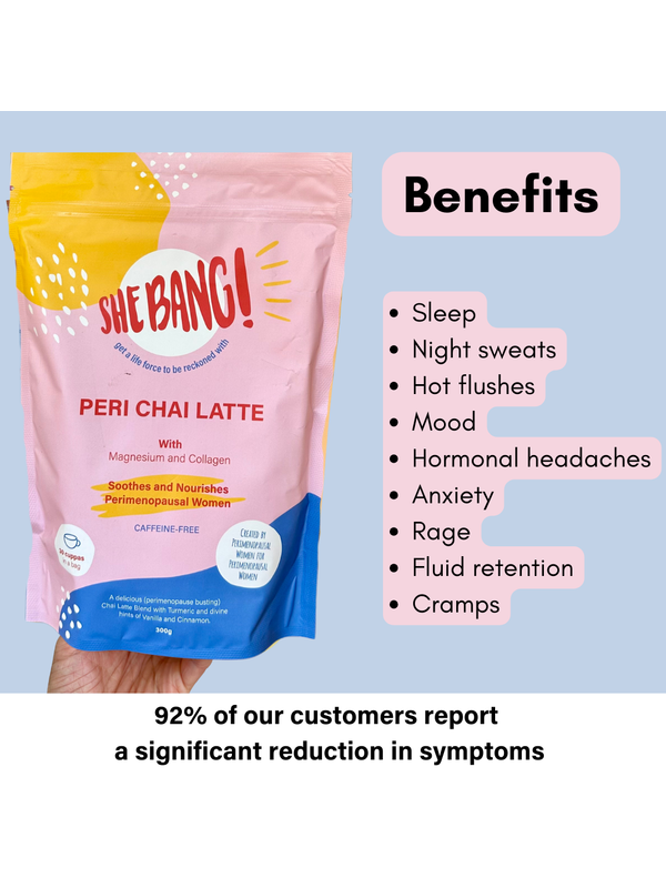 She BANG! Peri Chai Latte product benefits