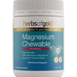 Herbs of Gold Magnesium Chewable raspberry flavour 60 tablets tub