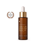 Vanessa Megan Green Coffee and Gotu Kola Beauty Veil bottle with award laurel