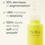 Clinical results infographic for INIKA Organic Kakadu Plum Vitamin C Booster