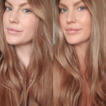 Before and after results from INIKA Organic Natural Tanning Mist