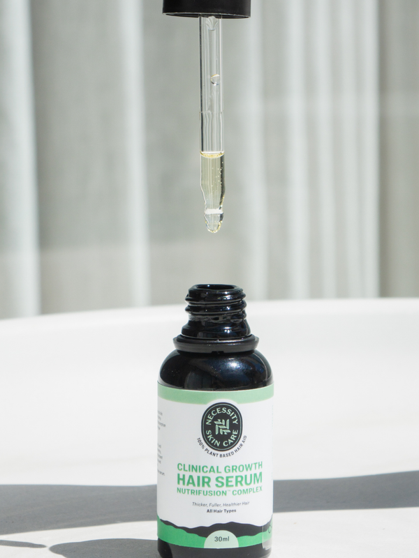 Necessity Clinical Growth Hair Serum dropper and bottle