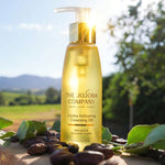 The Jojoba Company Jojoba Activating Cleansing Oil with jojoba leaves and seeds