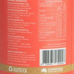 Back of the Eden Healthfoods High Octane tin listing its caffeine-free energy herb blends