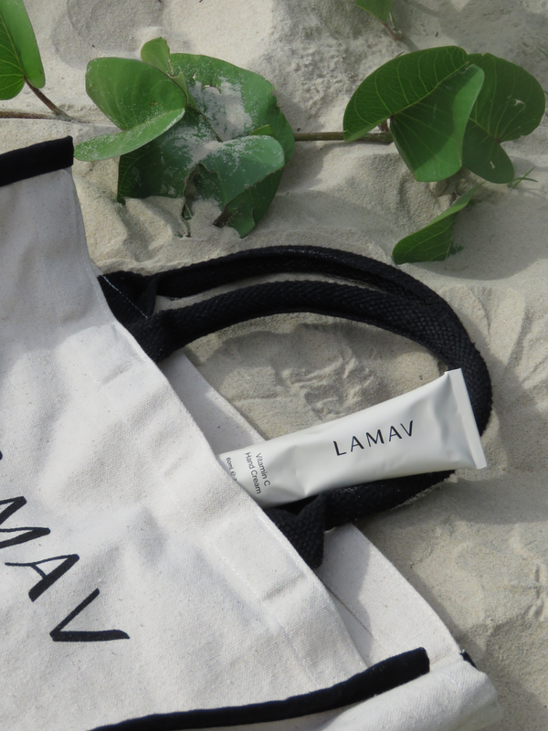LAMAV Vitamin C Hand Cream lifestyle photo