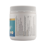 Back of the Herbs of Gold Magnesium Powder High Strength tub showing ingredients