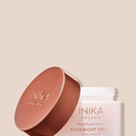 INIKA Organic Phytofuse Renew Rich Night Cream jar packaging photo