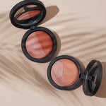 Lifestyle photo of INIKA Organic Mineral Baked Blush Duo in Pink Tickle