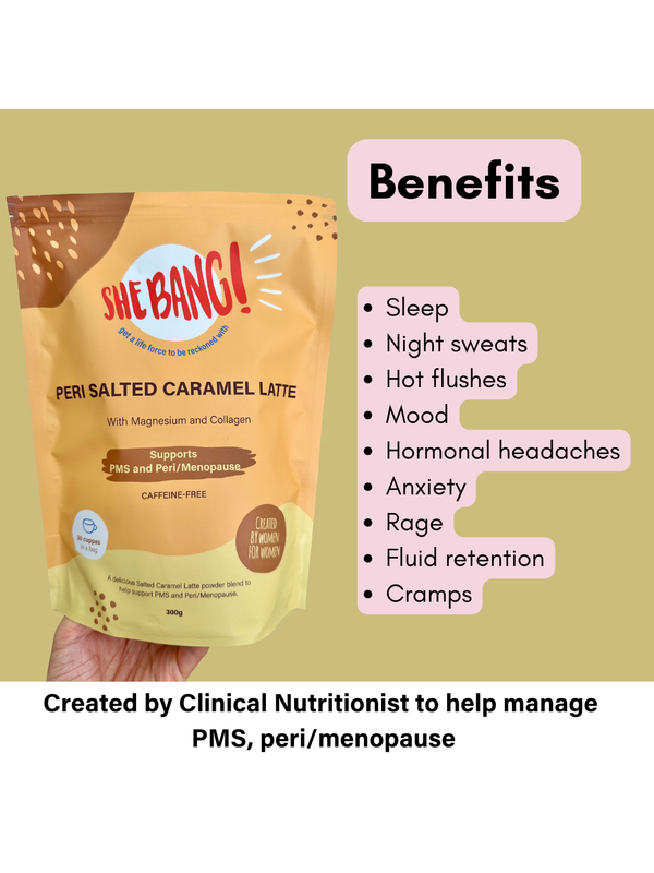 She BANG! Peri Salted Caramel Latte product benefits