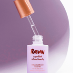 Model using Raww Bakuchiol Boost Face Oil